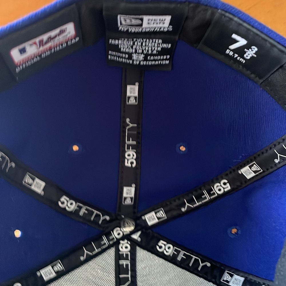 Blue LA Baseball Cap - Picture 3 of 4